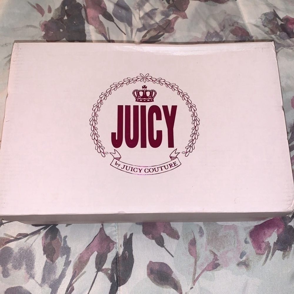 Juicy Couture Y2K 90’s Black White Stripe Chunky Platform Sandal NIB Size 9 - Picture 7 of 11